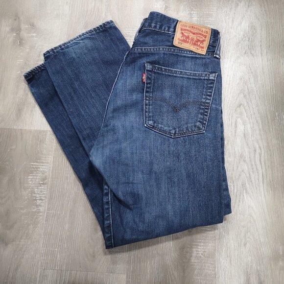 Levi's 513 Men's Straight Leg Size 34 Waist Medium Wash Jeans - Picture 5 of 10